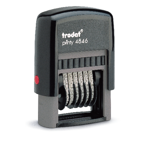 Trodat 4846 Self-Inking Number Stamp